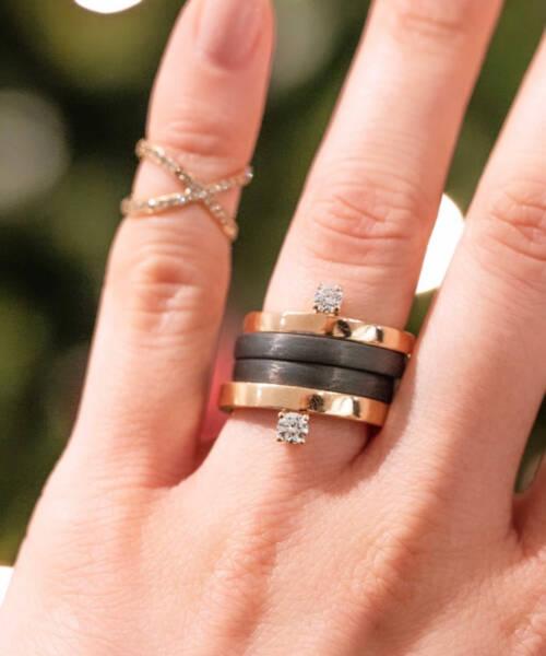 Rose Gold Diamond Rings