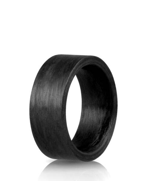 carbon thick ring for women and men 