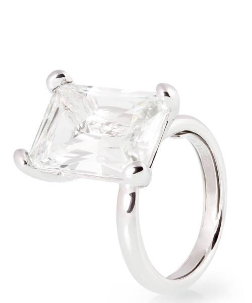 Simple Ring with White Topaz