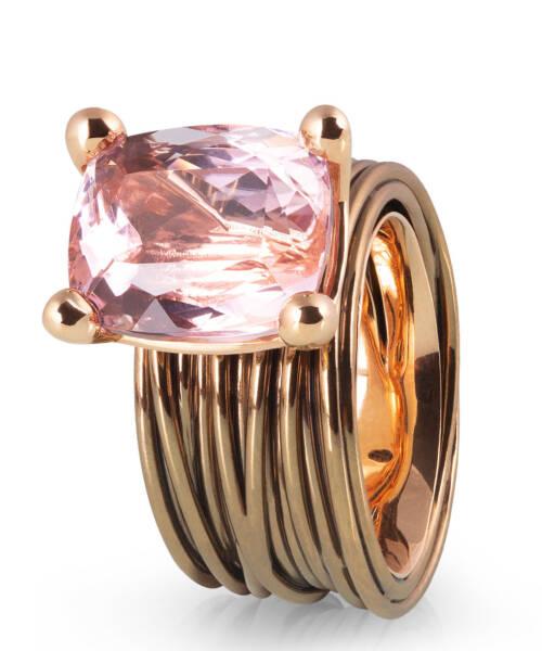 The Wire Ring with Kunzite