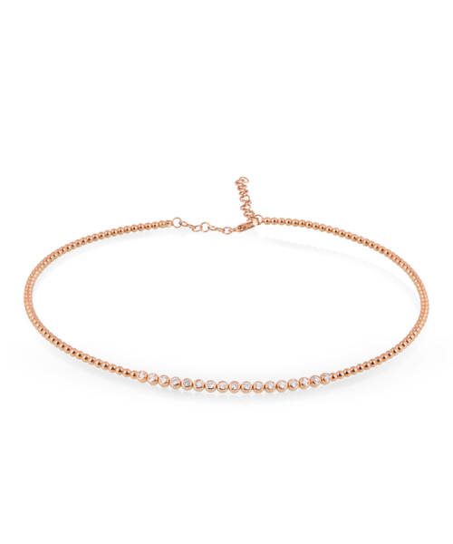 Chocker Necklace in Rose Gold